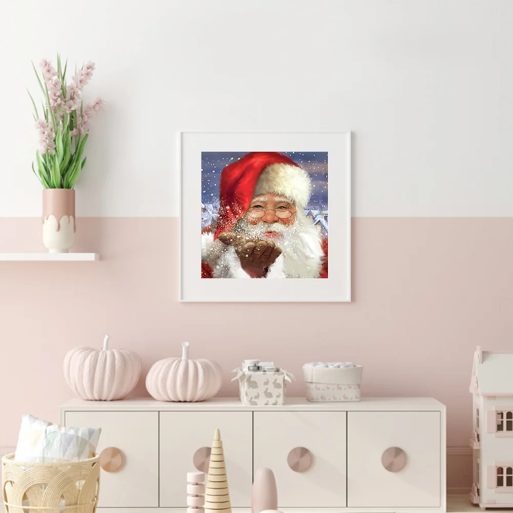 Full Round Diamond Painting - Santa Claus(30*30cm)