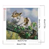 5D DIY Full Square Drill Diamond Painting Cat Kit Home Decoration Art 45x45cm