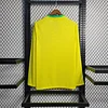 2022 Long Sleeve Brazil Home Football Shirt 1:1 Thai Quality