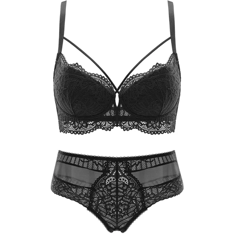 Churchf Pure Bra Sexy Lace Underwear Set Of Ladies Thinly Gathered Bra Set