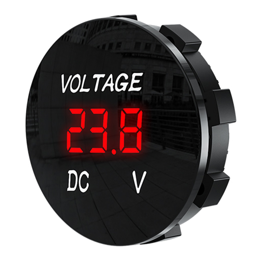 

D3 Car Motorcycle DC 12-24V Digital Panel Voltmeter Voltage Meter, Blue, 501 Original