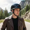 Vintage Motorcycle Cruiser Helmet Half Helmet Open Face Helmet for Men and Women