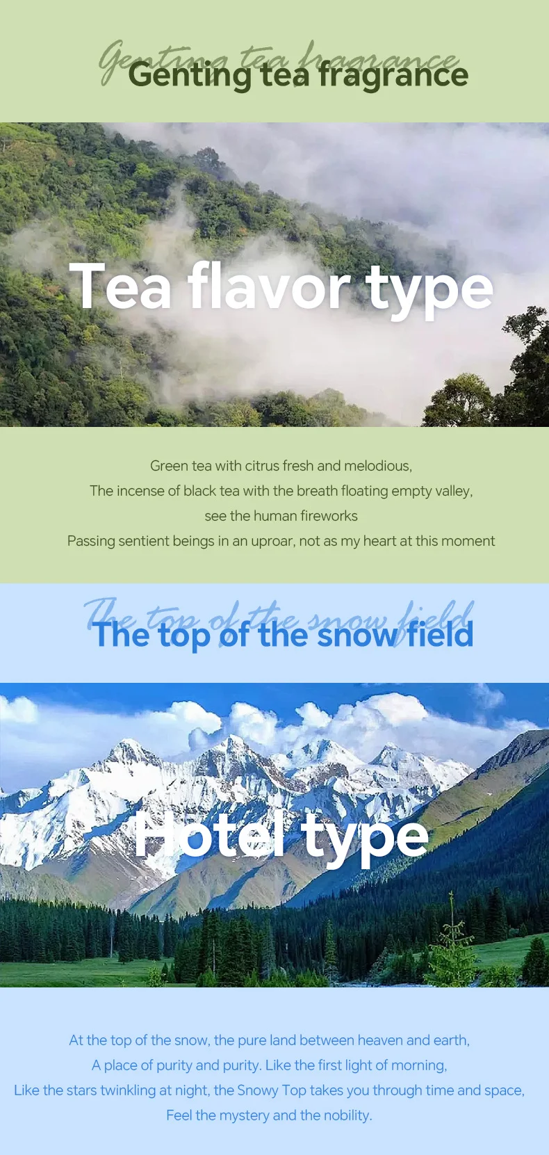 Cloud mist landscape aromatherapy car perfume lasting fragrance cloud mist car fragrance automatic start and stop spray aromatherapy