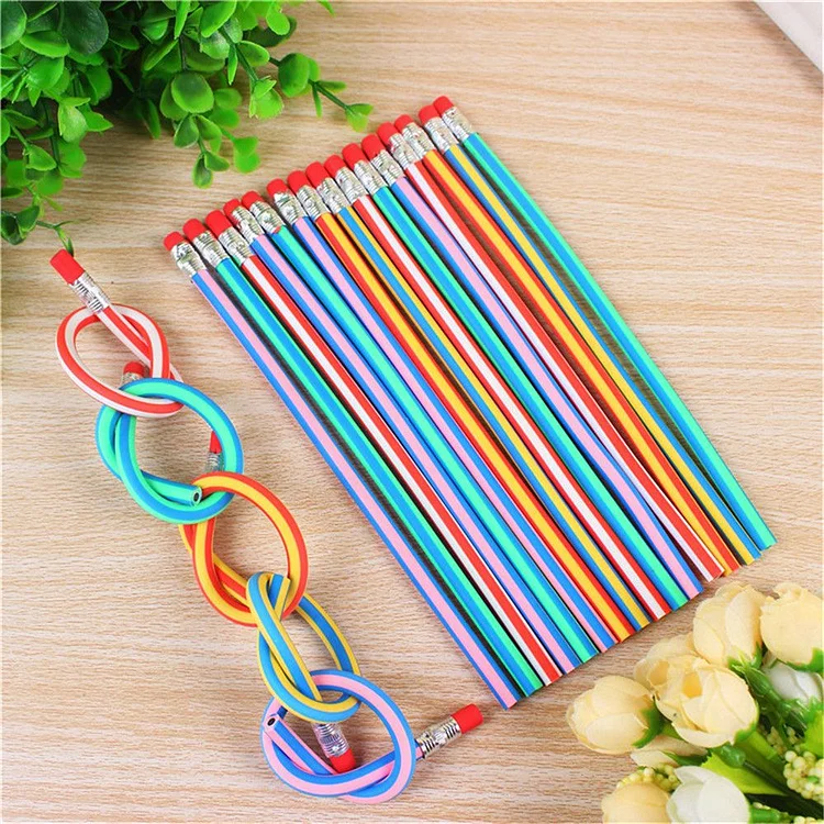 Colorful Magic Flexible Soft Pencil With Eraser For School Prizes, Teachers Classroom Supplies For Kids | 168DEAL