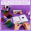 Halloween Crochet Starter Kit, Big Eye Flower Beginner Crochet, Craft Kits For Adults, Easy Crochet For Gift Home Decor