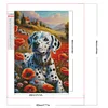 (40*60cm)Spotted Dog - Round AB Drill Diamond Painting
