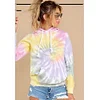 Gioiacombo&trade; Felpa Athleisure con cappuccio Tie-Dye