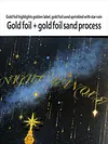 TOI Mix & Match Series - Night Banquet Wooden Irregularly Shaped Gold-Stamped Puzzle