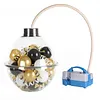 [US Local Warehouse] Balloon Stuffer Filling Tool with Air Pump & Expander Tool Balloon Stuffing Machine Set for Wedding Christmas Birthday Party Decoration (Multi port 2-in-1)
