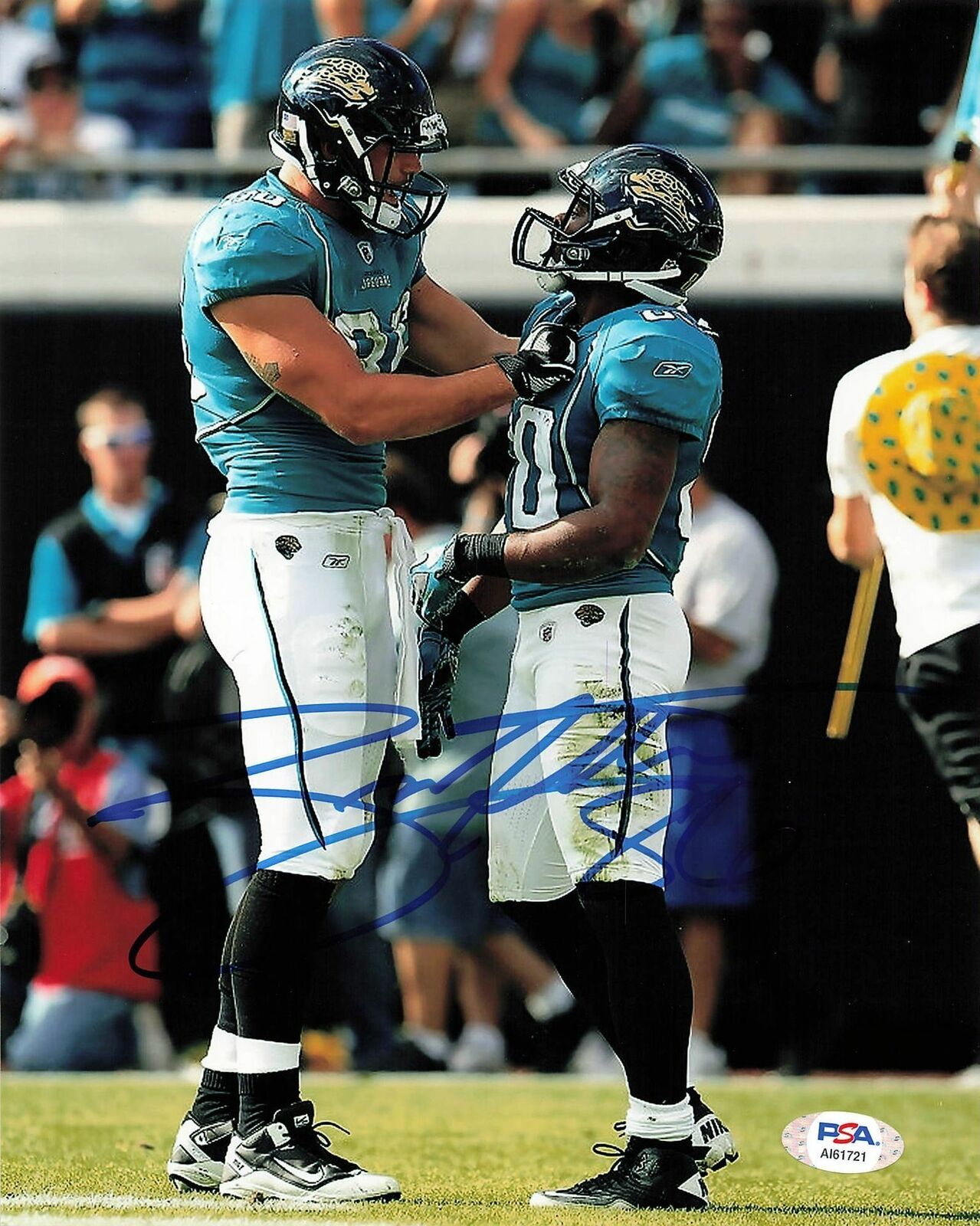 Zach Miller Signed 8x10 Photo Poster painting PSA/DNA Jacksonville Jaguars Autographed