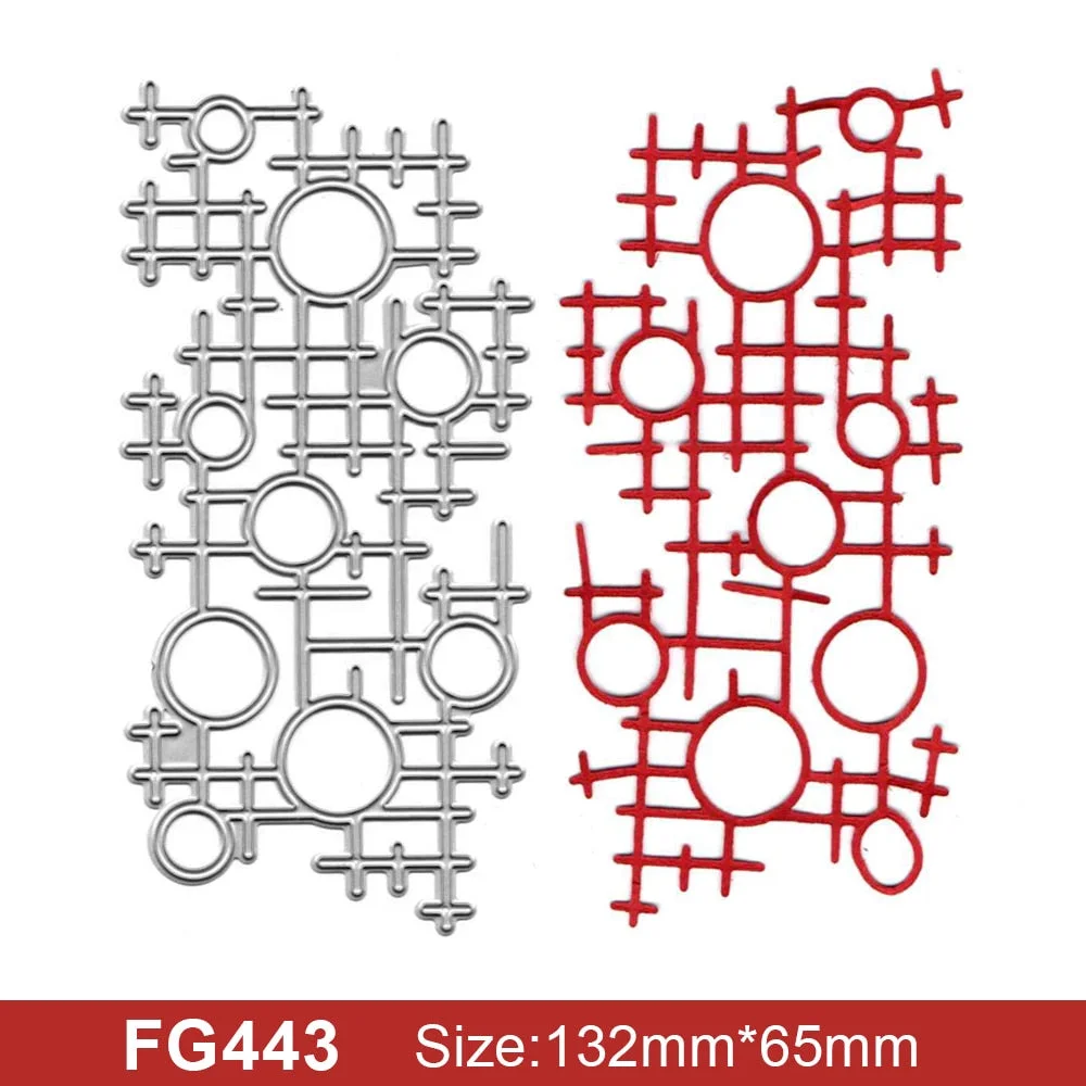 Fashion Punk Style Set Metal Cutting Frame Templates Scrapbooking Embossing Paper Cards Photo Album Craft Stencils Dies