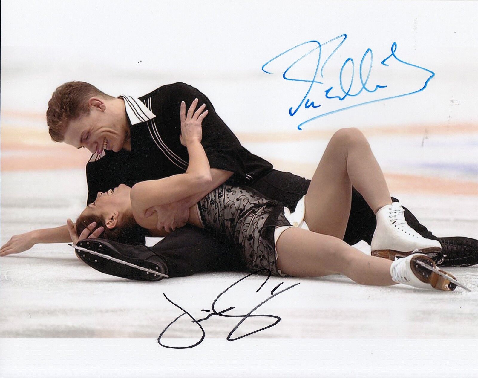 JAMIE SALE & DAVID PELLETIER signed (USA OLYMPIC FIGURE SKATING) 8X10 W/COA #2