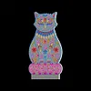 DIY Diamond Painting 7 Color Night Light Lamp Home Decoration Ornament Gift Kit(Cat)