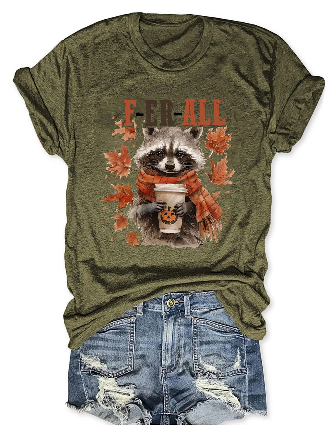 Feral Girl Fall T-Shirt