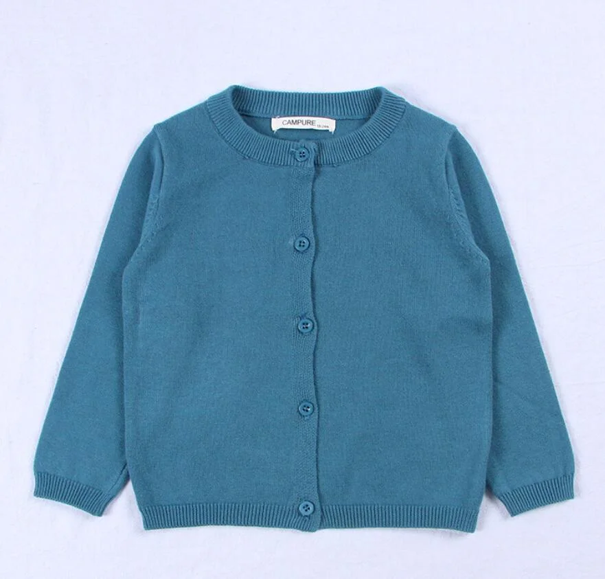 Kids Boys Girls Cardigan Sweaters Spring Autumn Baby Girl Solid Cotton Sweater Jacket Boys Children Knitted Kids Sweaters Girls
