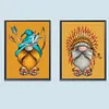 2Pcs Diamond Painting -DIY Round Drill Indian Goblin