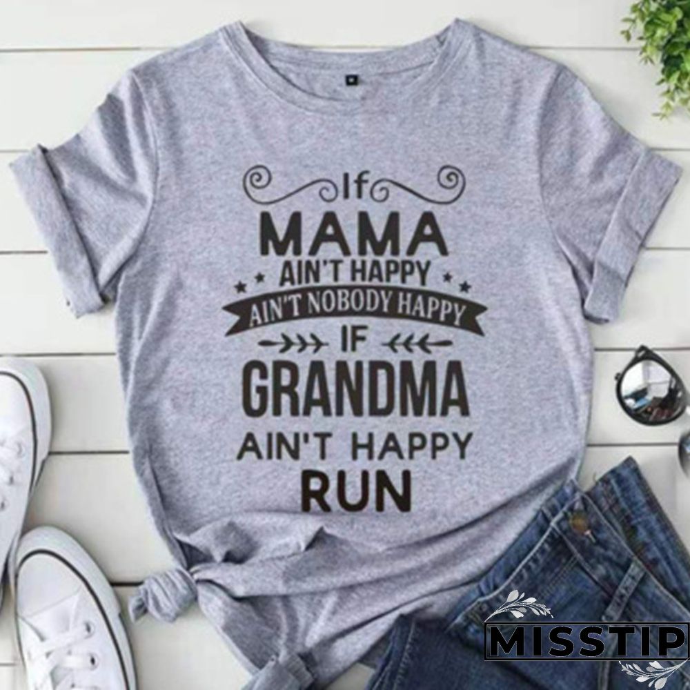 Blue Fashion Casual Letter Print Basic O Neck T-Shirts