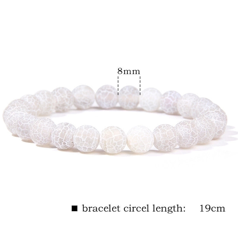 Fashion Solid Color Natural Stone Beaded Bracelets