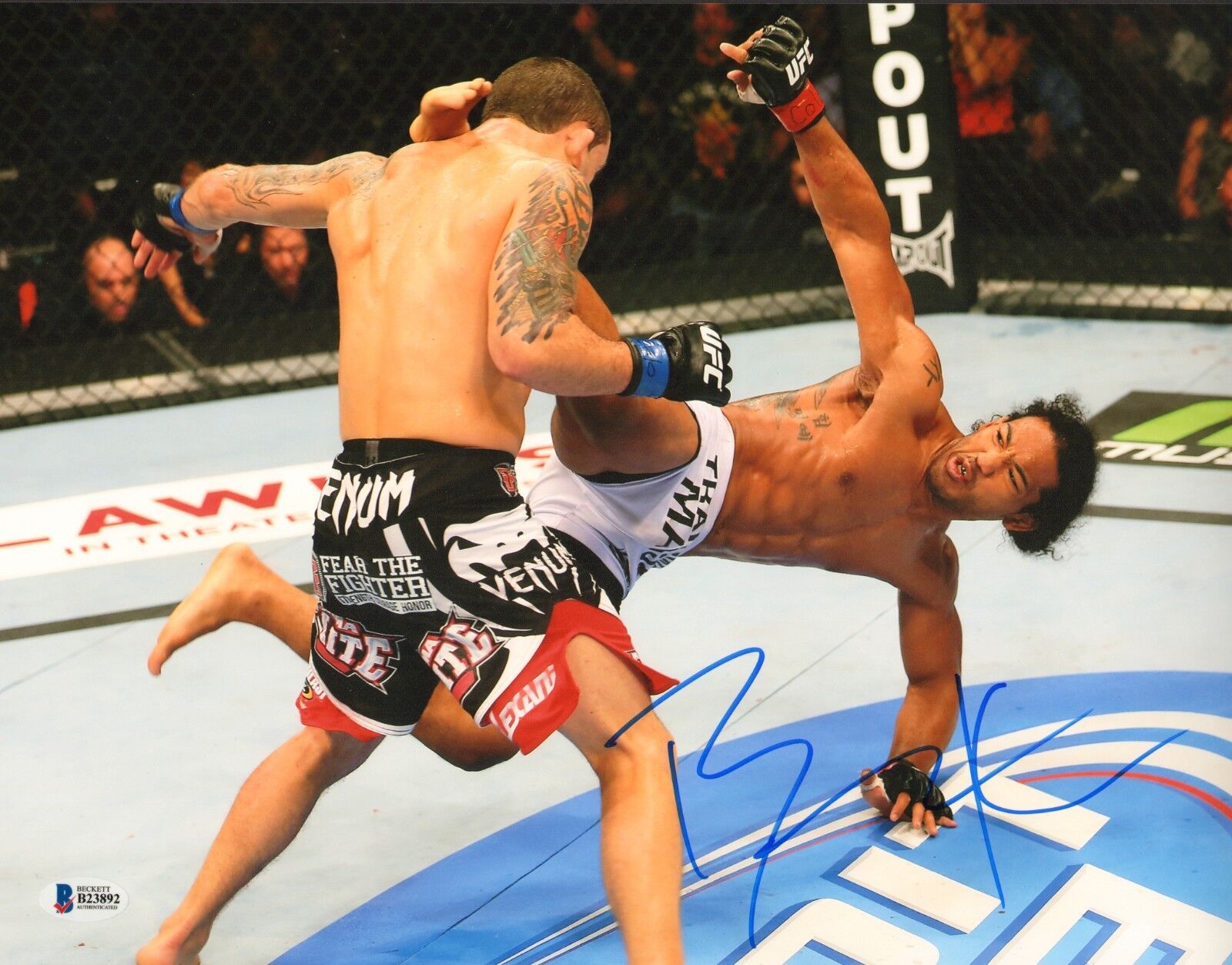 Benson Henderson Signed 11x14 Photo Poster painting BAS Beckett COA UFC 144 150 Picture Auto'd 1