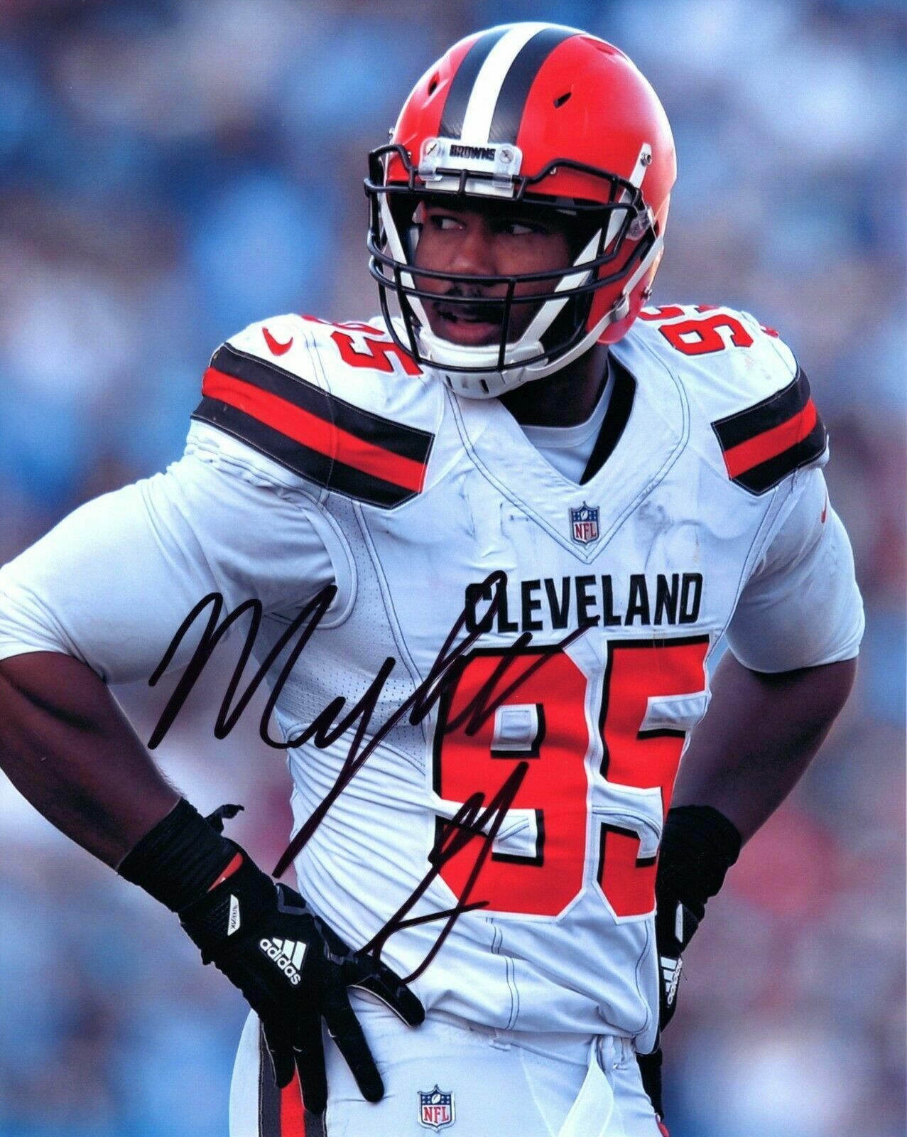 Myles Garrett Autographed Signed 8x10 Photo Poster painting ( Browns ) REPRINT