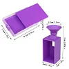 (US Local)Diamond Painting Bead Storage Container Diamond Art Organizer(24 Bottles Purple)