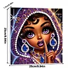 (Pre-Framed)Diamond Painting-DIY Crystal Rhinestone Girl(25x25cm)