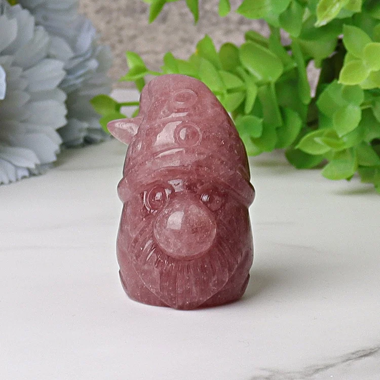 2.2" Gnomes Crystal Carvings Animal