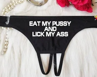 pornhint Pornhint Eat My Pussy, Crotchless Panties, Fetish Lingerie, Naughty Panty For Hotwife, Open Thong, Panties, Lingerie, Thong, BDSM, DDLG Panties,