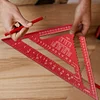 12 Inch Triangle Ruler Metric Angle Ruler Measuring Square Ruler Carpenter Tools