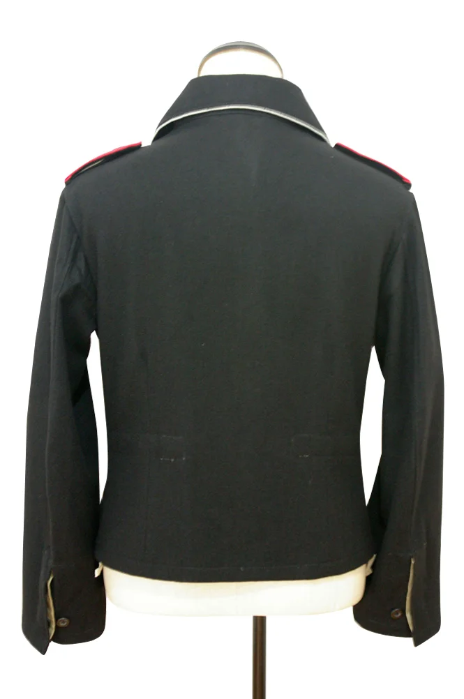  Elite German Officer Panzer Black Wool Wrap/Jacket German-Uniform