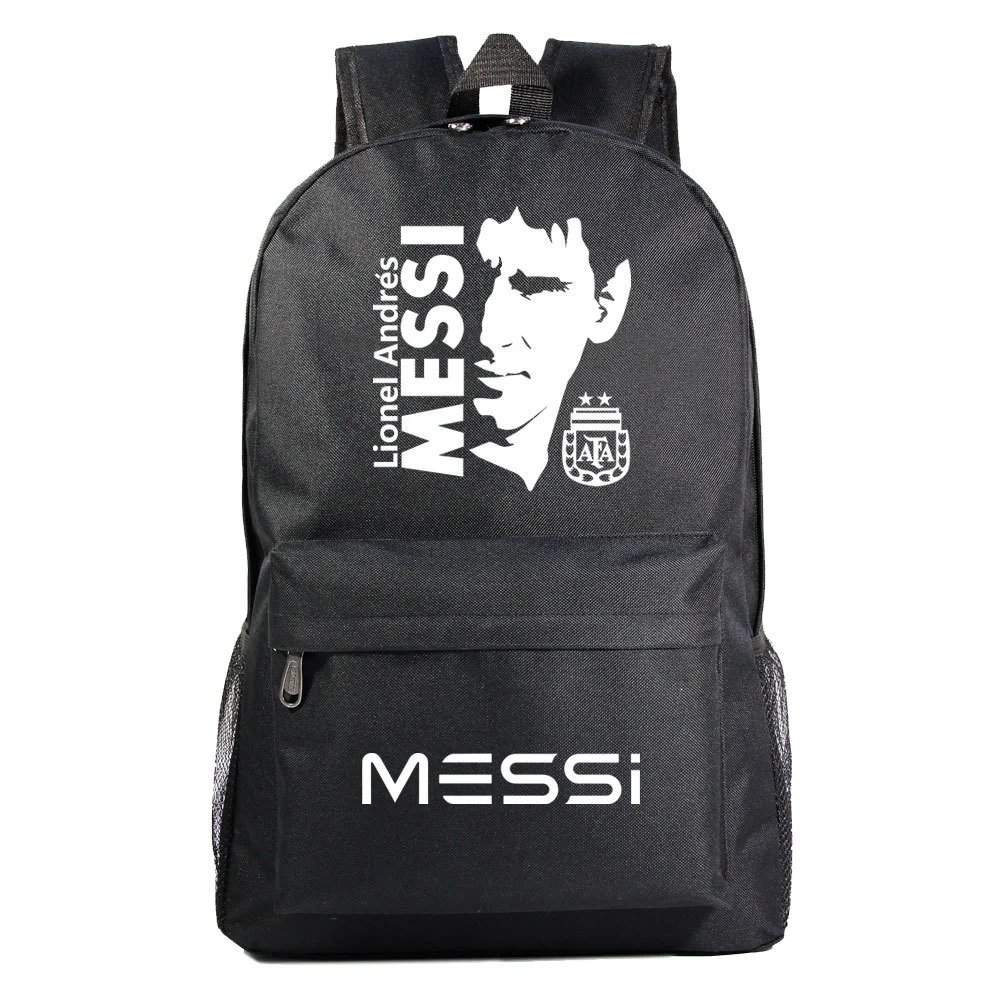 Buzzdaisy Get Your Young Soccer Star Ready with our Lionel Messi Theme School Bag - Durable, Waterproof and Laptop-Ready!