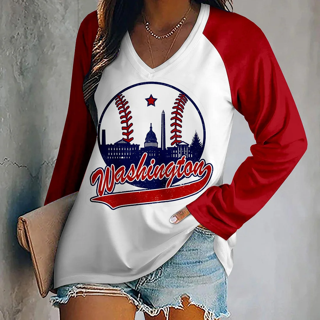 Women's Printed Long Casual Sweatshirt