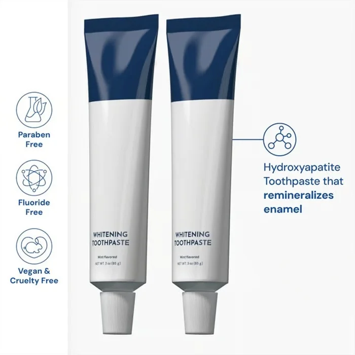 ✨Fluoride-Free Hydroxyapatite Teeth Whitening Toothpaste with Coconut Oil & Xylitol⏰Last Day 50% Off