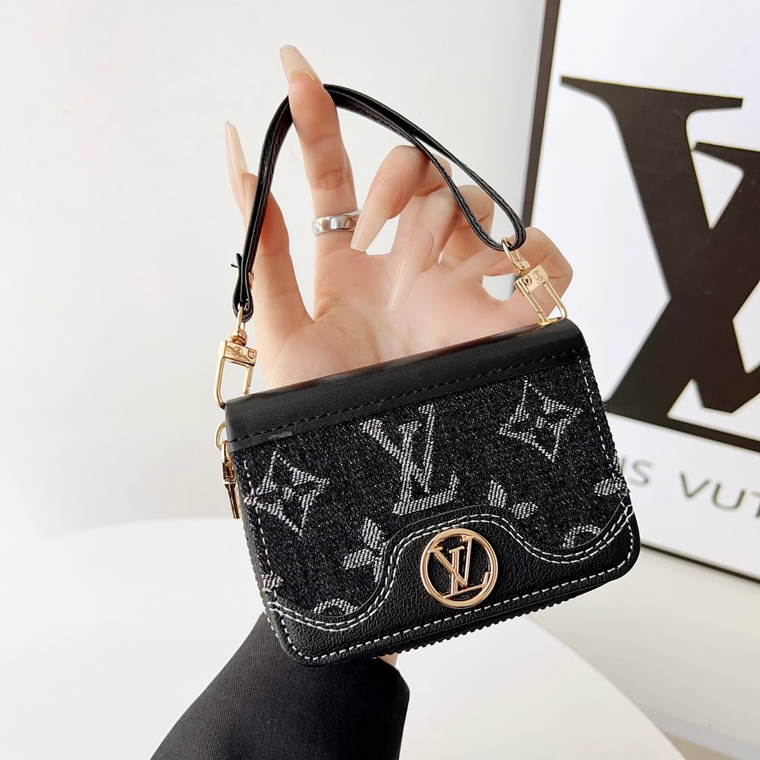 Mini Louis Vuitton Handbag Zip Wallet Gucci Card Holder Leather Coin Purse