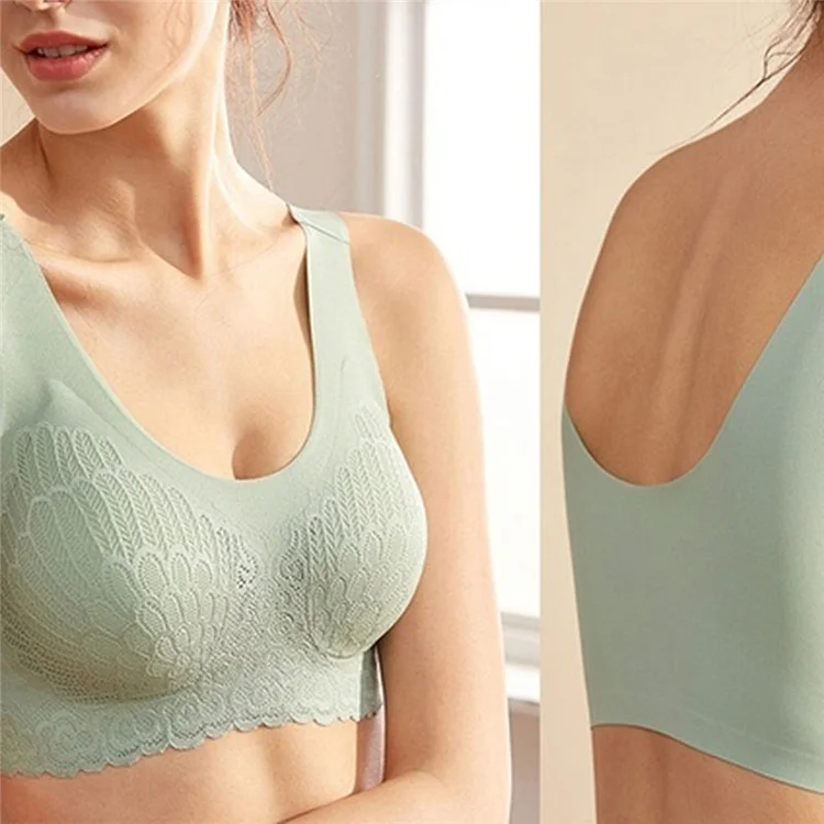 Cubicbee™ No Steel Ring Gathered Lace Seamless Underwear
