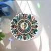 Diamond Painting Mandala Hanging Clock Pendant Kit for Decoration