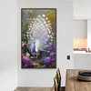 (40*70cm)DIY Full Round Drill Diamond Painting-Peacock