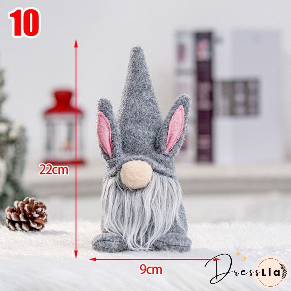 58Styles Elf Doll Ornament Gnomes Dwarf Wedding Decor Rudolph Faceless Plush Doll Swedish Tomte Dwarf