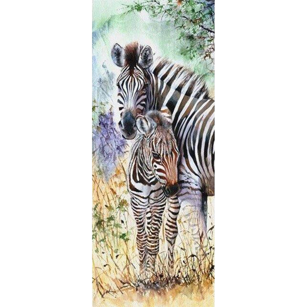 

Zebra - 11CT Stamped Cross Stitch - 30*75CM (Big Size), 501 Original