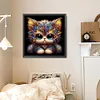 Diamond Painting-DIY Full Round Drill Cat