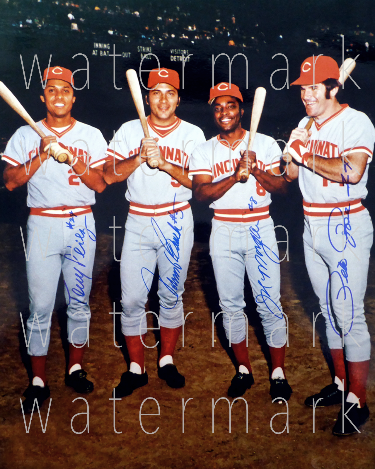 Big Red Machine Cincinnati Reds signed 8X10 Photo Poster painting poster picture autograph RP