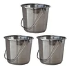 SSB132SET Small Stainless Steel Bucket Set &ndash; 3Piece
