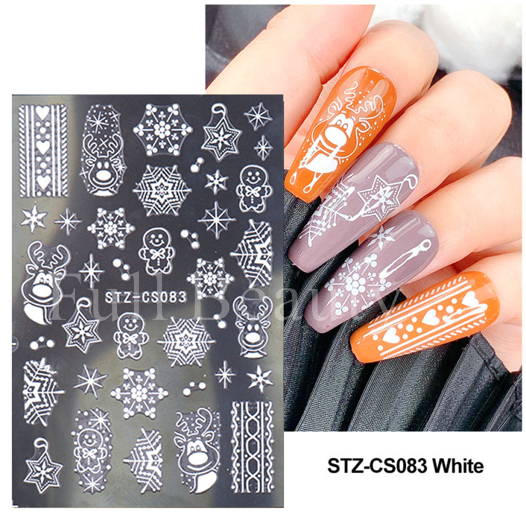 Bayoumowers Pink Marble 3D Nail Stickers Ink Blooming Geometry Lines Adhesive Sliders Watercolor Flower Leaves Nail Art Decals LASTZ-SJ031