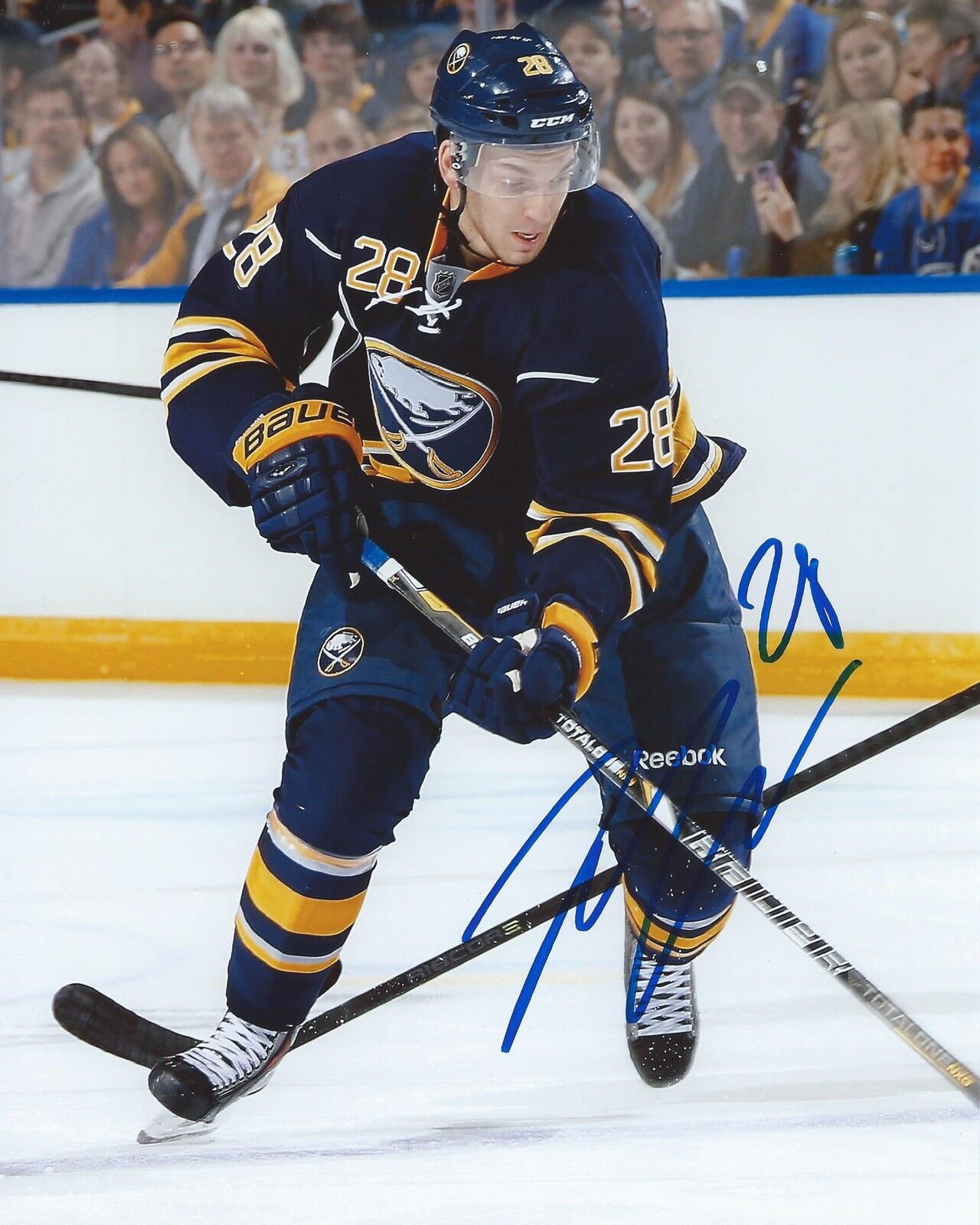 Zemgus Girgensons Signed 8x10 Photo Poster painting Buffalo Sabres Autographed COA B