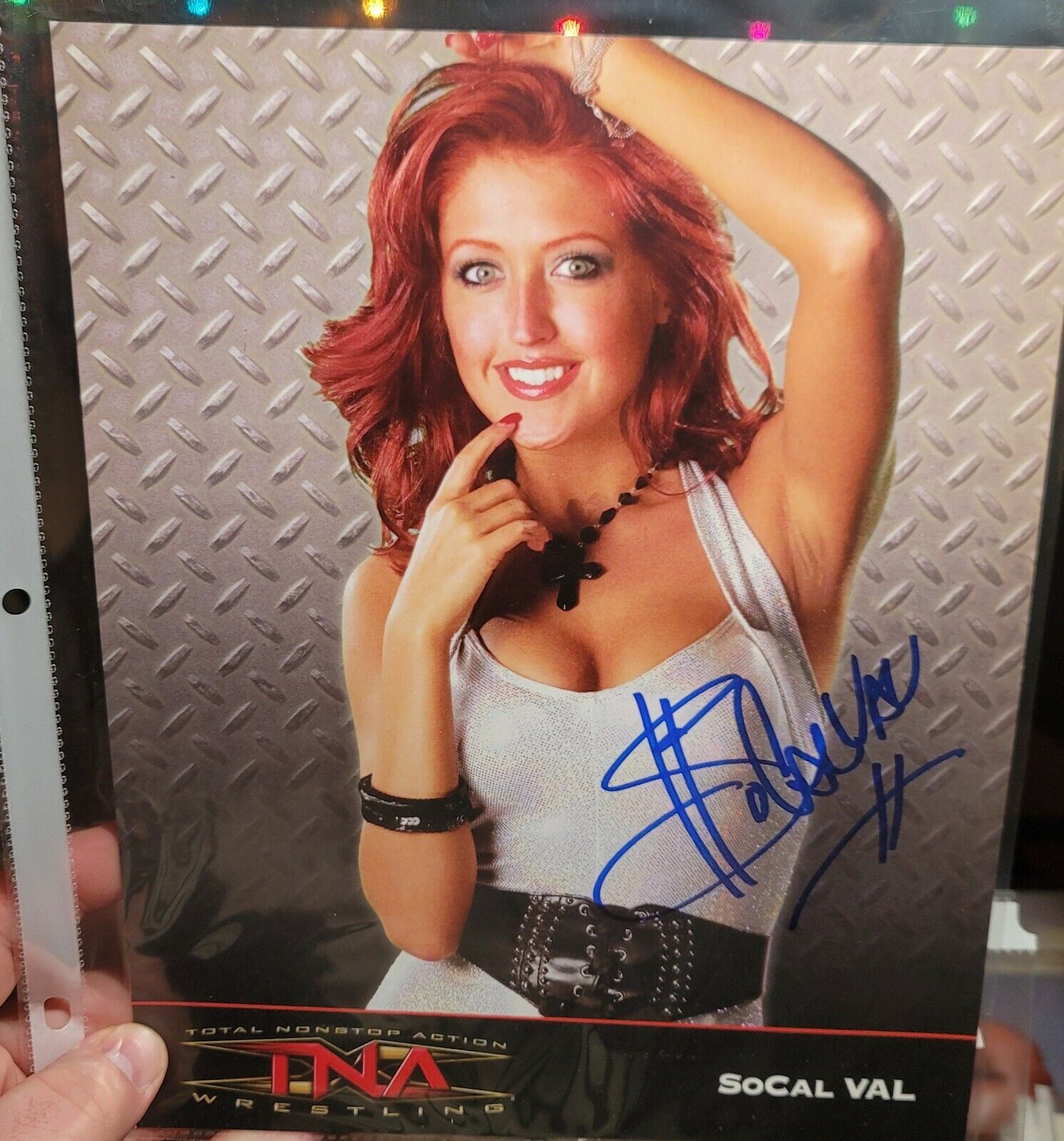 SoCal Val Impact authentic hand signed autographed 8x10 Original Promo #2