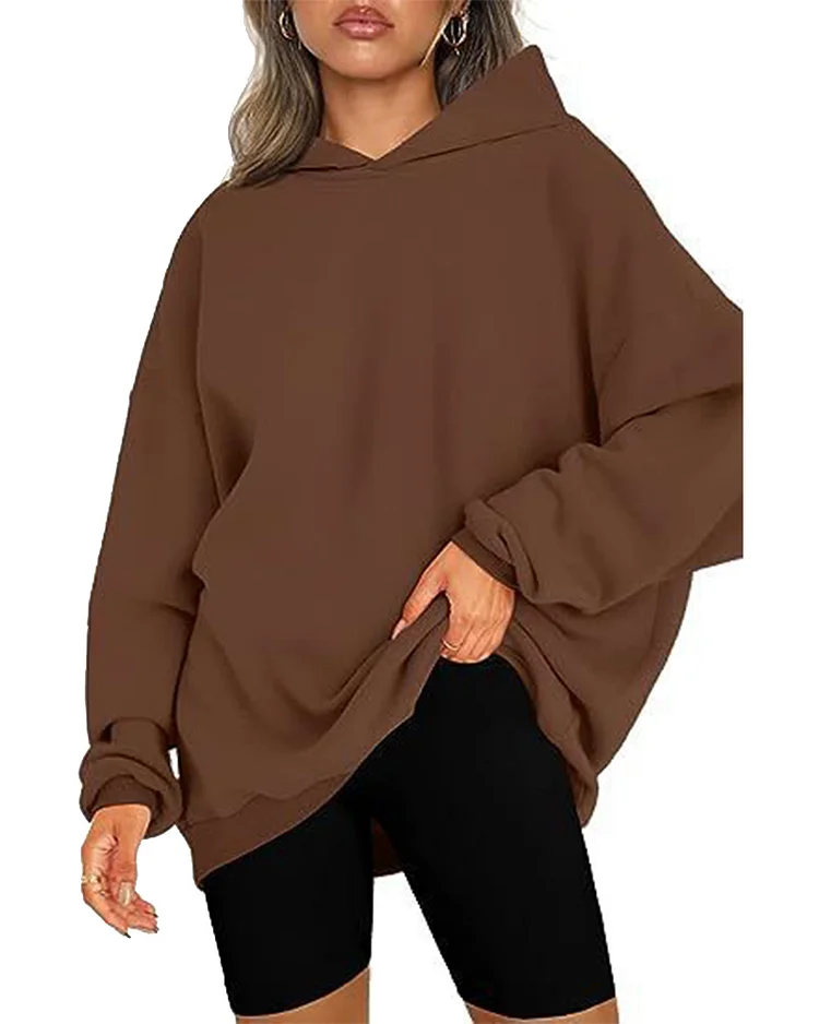 Loose Casual Fleece Hoodie