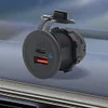 DC 10-28V Car USB Charger Socket Fast Charging PD Type C + QC 3.0 Power Outlet