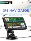 5 Inch Car GPS Navigation 256MB+8G Portable Navigator Mini USB TF Speeding Alarm