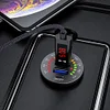 Car Motorcycle Dual USB Charger 4.8A USB Power Socket with On/Off Switch