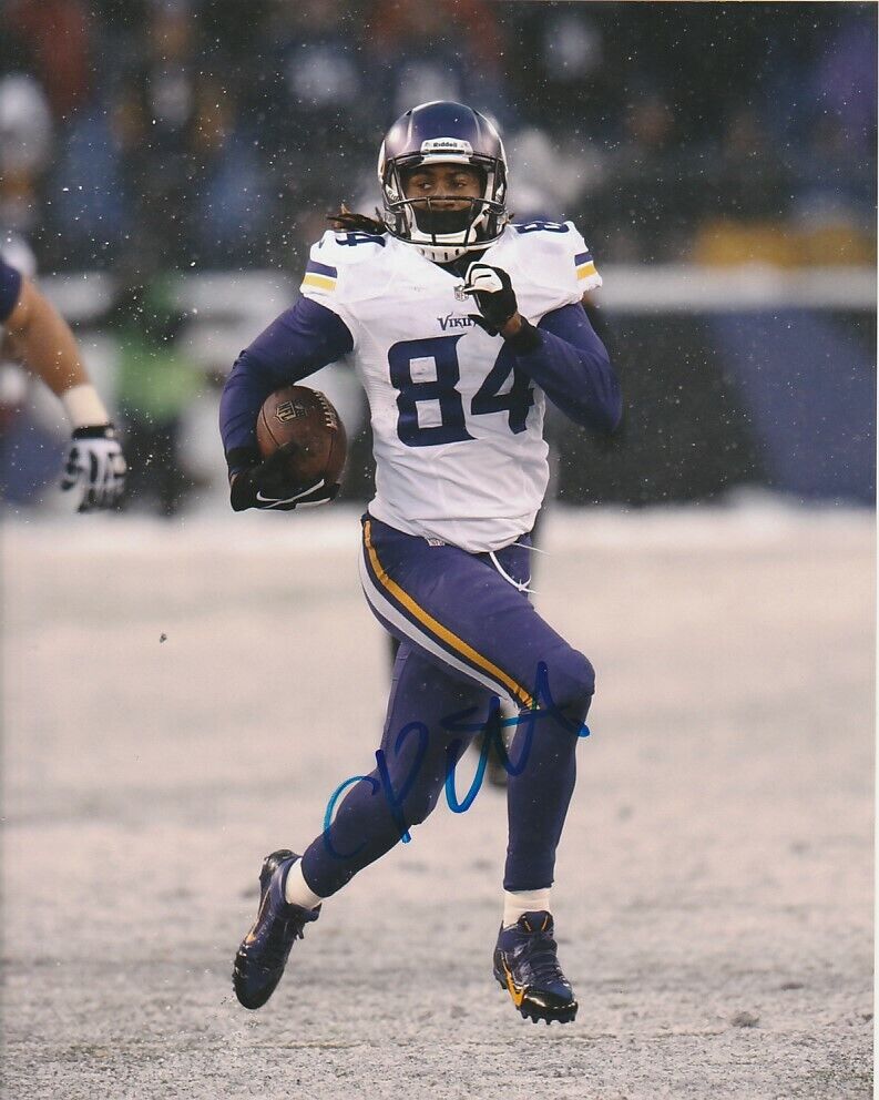 CORDARRELLE PATTERSON SIGNED MINNESOTA VIKINGS 8x10 Photo Poster painting! NFL EXACT PROOF